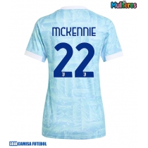 Camisa de Futebol Juventus Weston McKennie #22 Equipamento Secundário Mulheres 2025-26 Manga Curta
